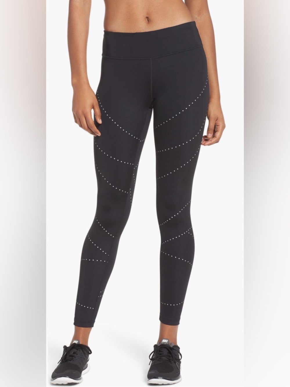 Zella Aero Reflect Run Ankle Leggings